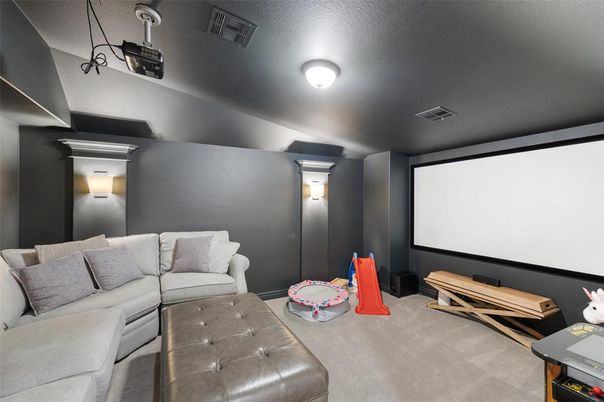 Interior, Projection Screen, Theatre Room