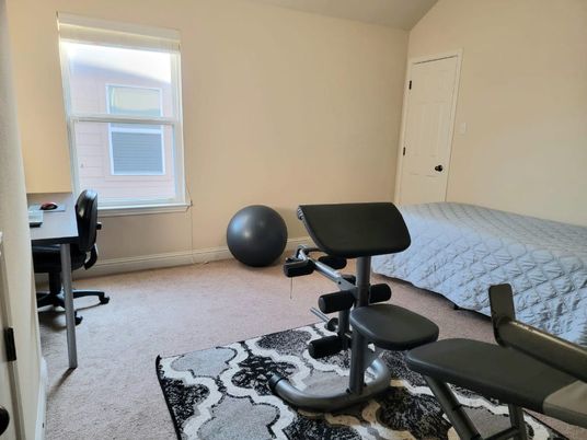 Bedroom, Fitness Equipment, Home Office, Interior