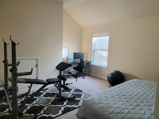 Bedroom, Fitness Equipment, Home Office, Interior