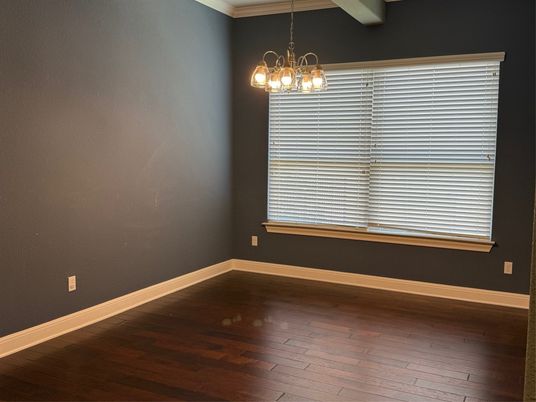 Empty room, Interior, Pendant Lights, Wood Texture Flooring
