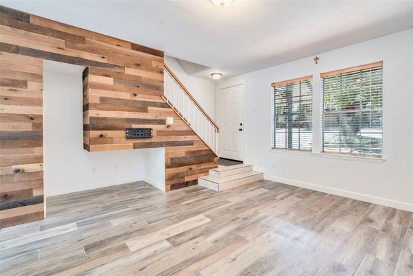 Empty room, Interior, Wood Texture Flooring, Wooden Walls