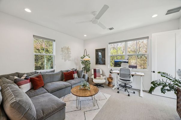 Home Office, Interior, Living room, Recessed Lighting