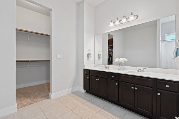 Bathroom, Dual Sink Vanities, Interior, Walk-in Closets