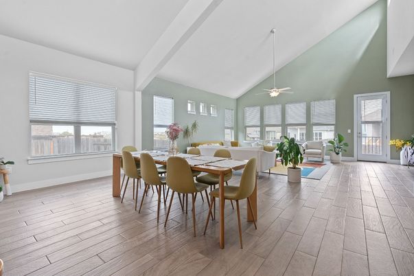 Dining room, Interior, Living room, Wood Texture Flooring