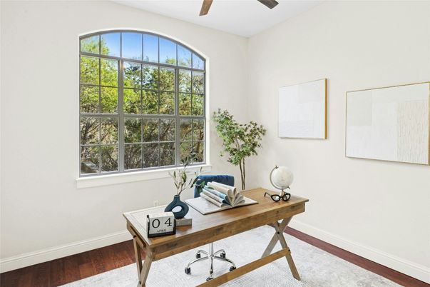 Home Office, Interior, Wood Texture Flooring