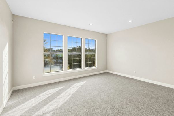 Empty room, Interior, Recessed Lighting