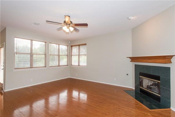 Empty room, Fireplace, Interior, Wood Texture Flooring