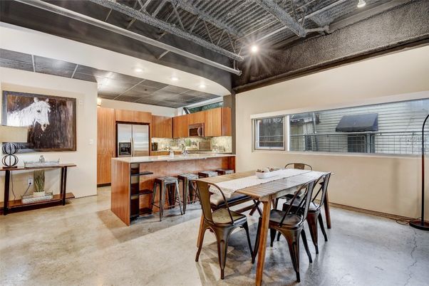 Dining room, Interior, Kitchen, Recessed Lighting, Stainless Steel Appliances