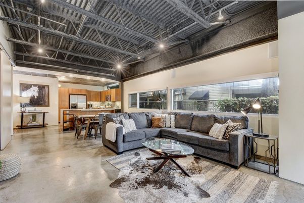 Interior, Kitchen, Living room, Recessed Lighting