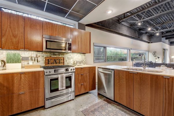 Interior, Kitchen, Recessed Lighting, Stainless Steel Appliances
