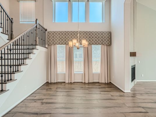 Chandelier, Interior, Pendant Lights, Wood Texture Flooring