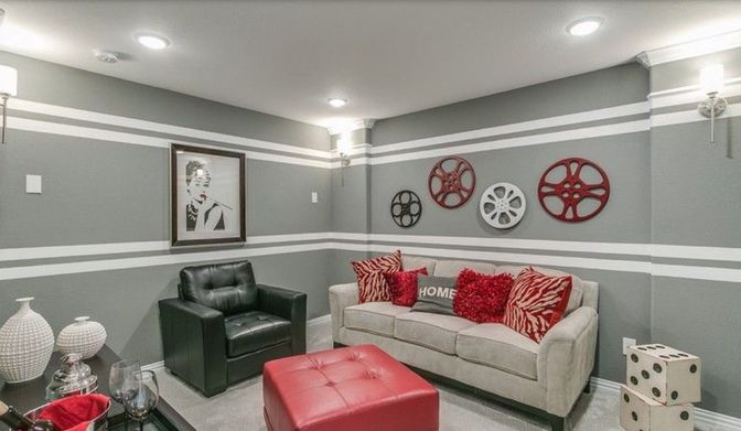 Interior, Living room, Recessed Lighting