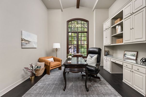 Home Office, Interior, Wood Texture Flooring