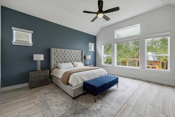 Bedroom, Interior, Wood Texture Flooring