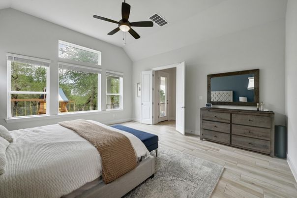 Bedroom, Interior, Wood Texture Flooring