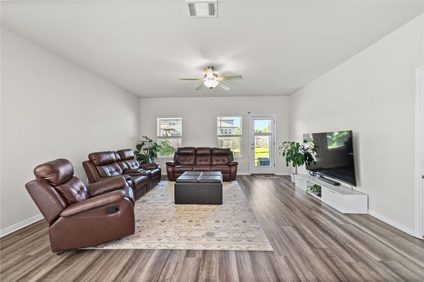 Home Theatre Room, Interior, Living room, Wood Texture Flooring