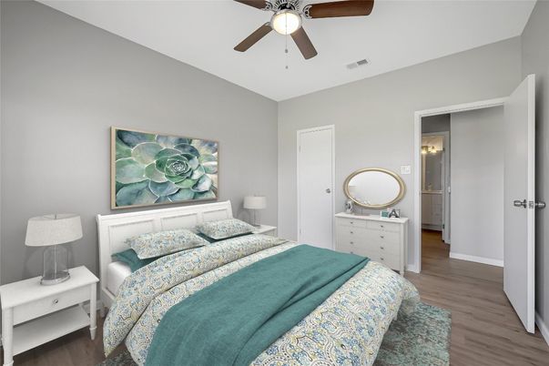 Bedroom, Interior, Wood Texture Flooring