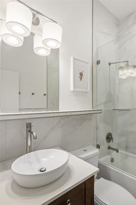 Bathroom, Glass Shower, Interior, Marble Walls