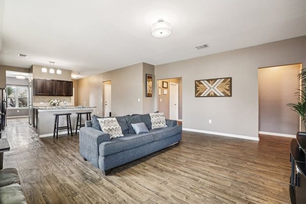 Interior, Kitchen, Wood Texture Flooring