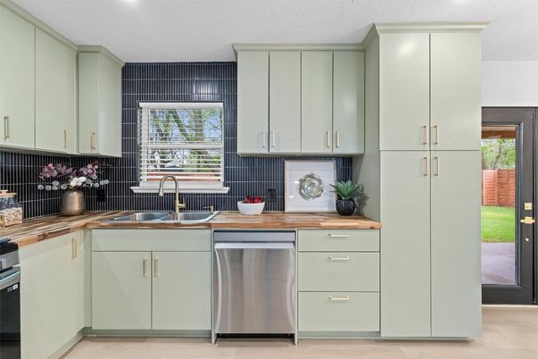 Interior, Kitchen, Recessed Lighting, Stainless Steel Appliances
