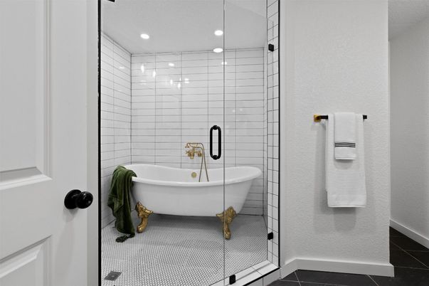 Bathroom, Free Standing Baths, Interior, Recessed Lighting