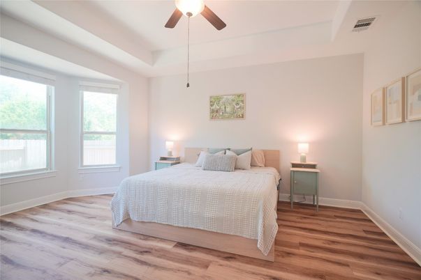 Bedroom, Interior, Wood Texture Flooring
