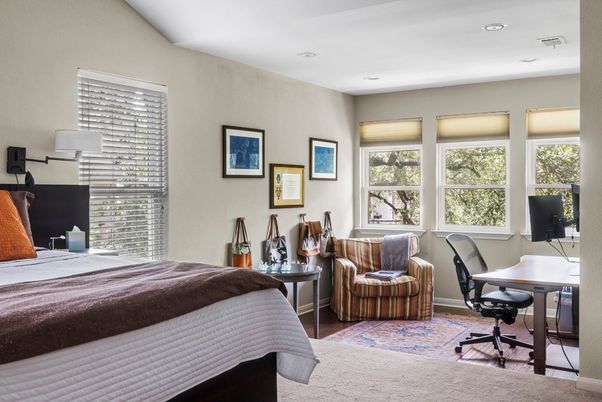 Bedroom, Home Office, Interior, Recessed Lighting