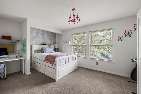 Bedroom, Chandelier, Interior
