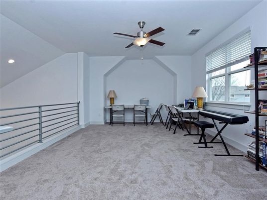 Home Office, Interior, Recessed Lighting