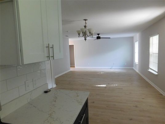 Chandelier, Empty room, Interior, Wood Texture Flooring