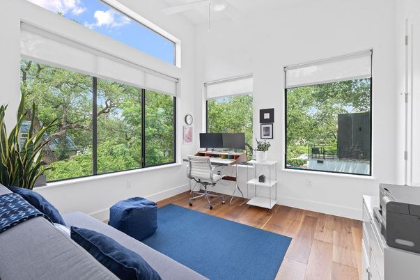 Home Office, Interior, Wood Texture Flooring