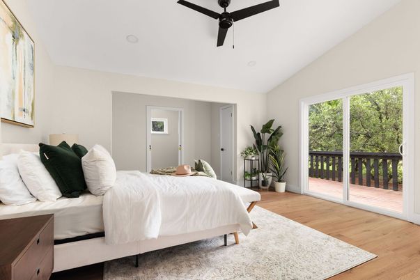 Bedroom, Interior, Wood Texture Flooring