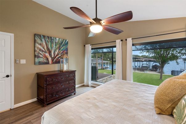 Bedroom, Interior, Water, Wood Texture Flooring
