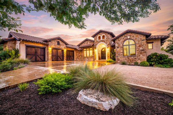 Attached, Backyard, Exterior, Facade, Mediterranean