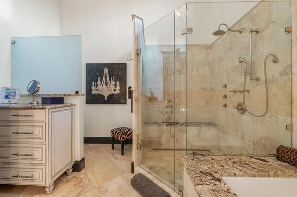 Bathroom, Glass Shower, Interior