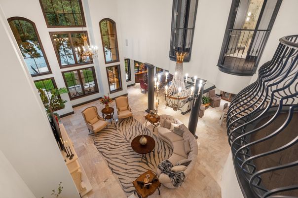 Chandelier, Interior, Living room, Water, Wood Texture Flooring