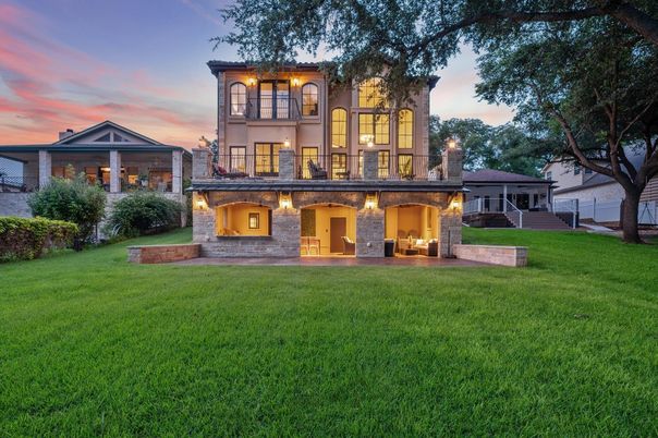 Backyard, Exterior, Facade, Mediterranean
