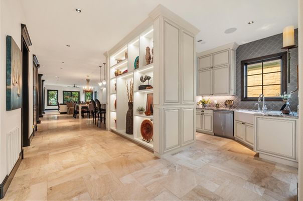 Dining room, Interior, Kitchen, Pendant Lights, Recessed Lighting