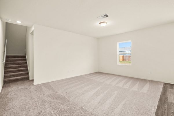 Empty room, Interior, Recessed Lighting