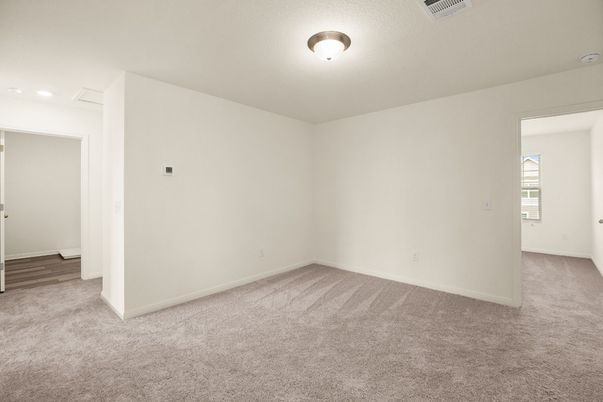Empty room, Interior, Recessed Lighting