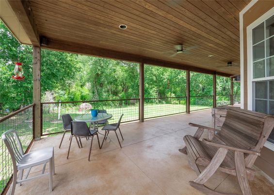Interior, Recessed Lighting, Sun Room, Wooden Ceilings