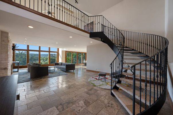 Interior, Living room, Recessed Lighting
