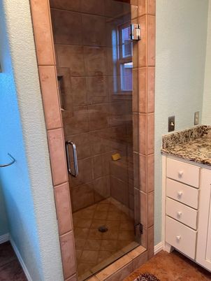 Bathroom, Glass Shower, Interior