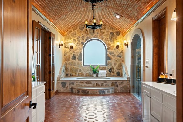 Bathroom, Interior, Stone Walls