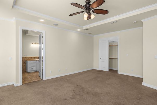 Bathroom, Empty room, Interior, Recessed Lighting