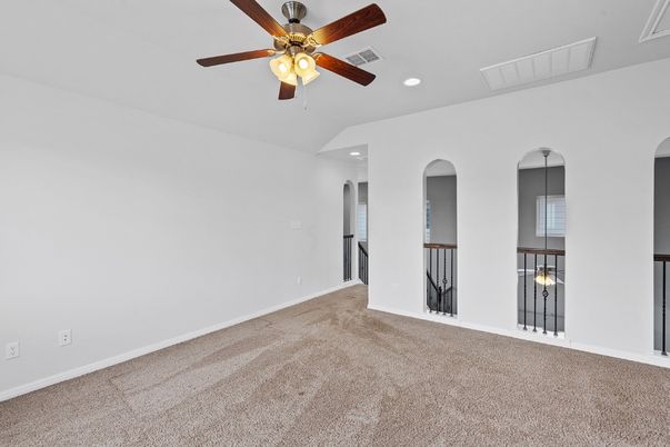 Empty room, Interior, Recessed Lighting