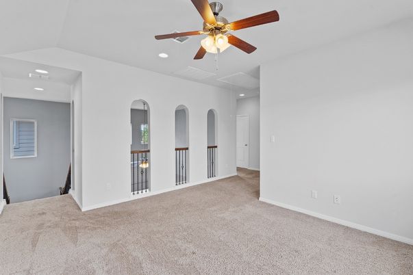 Empty room, Interior, Recessed Lighting