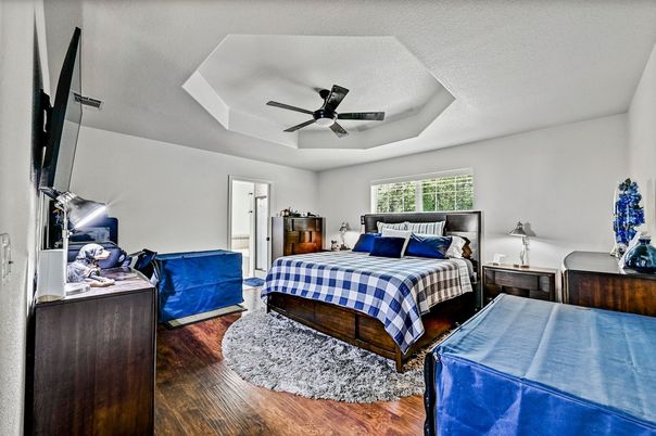 Bedroom, Interior, Wood Texture Flooring