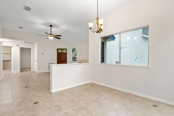 Chandelier, Empty room, Interior