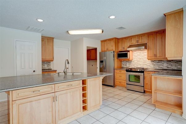 Interior, Kitchen, Recessed Lighting, Stainless Steel Appliances